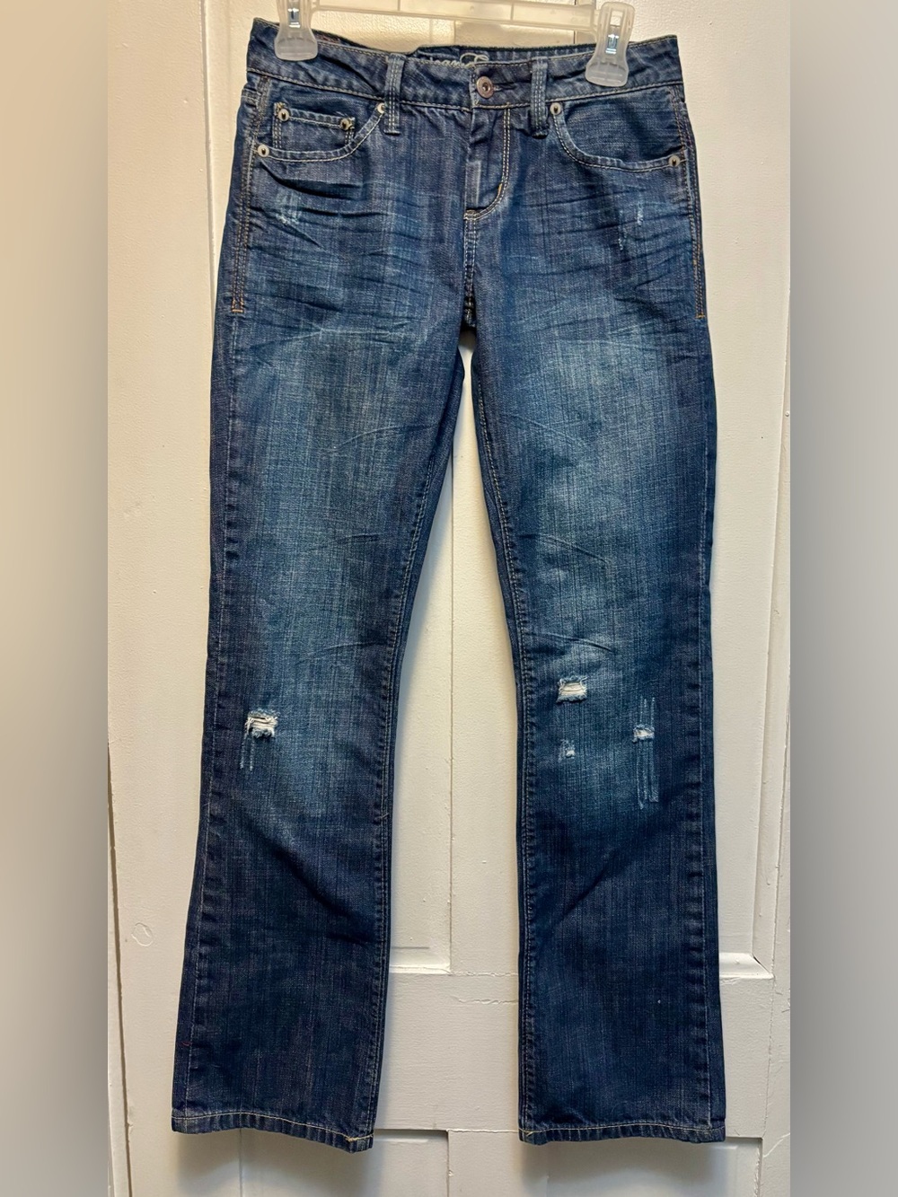 AMERICAN EAGLE True Boot Cut Distressed Jeans